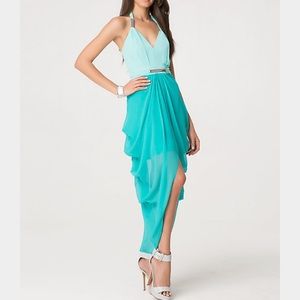 Bebe blue toned dress